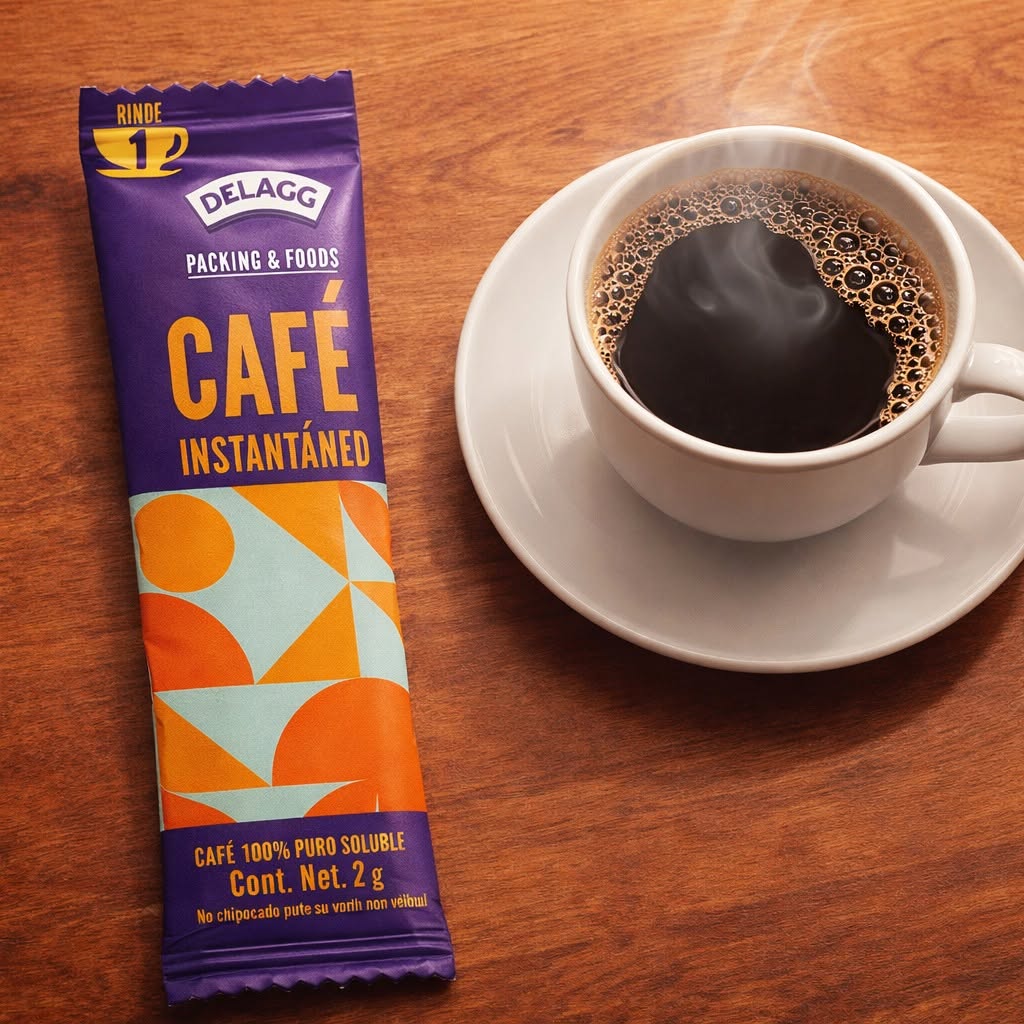 Nuevo Café Liofilizado Delagg 2 g.